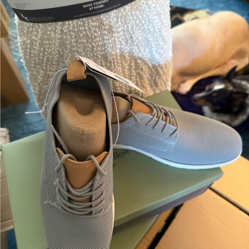 Goodfellow & Co Men's Light Gray Mesh Sneakers - Picture 2 of 2